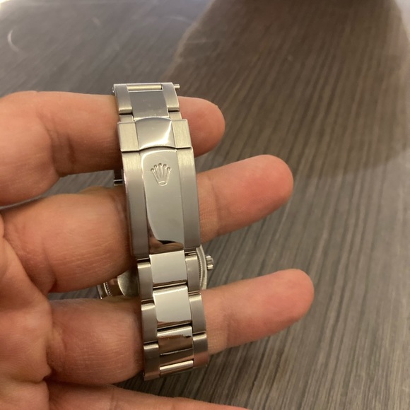 Stainless steel original Rolex Air King with Salmon dial. - Picture 14 of 17